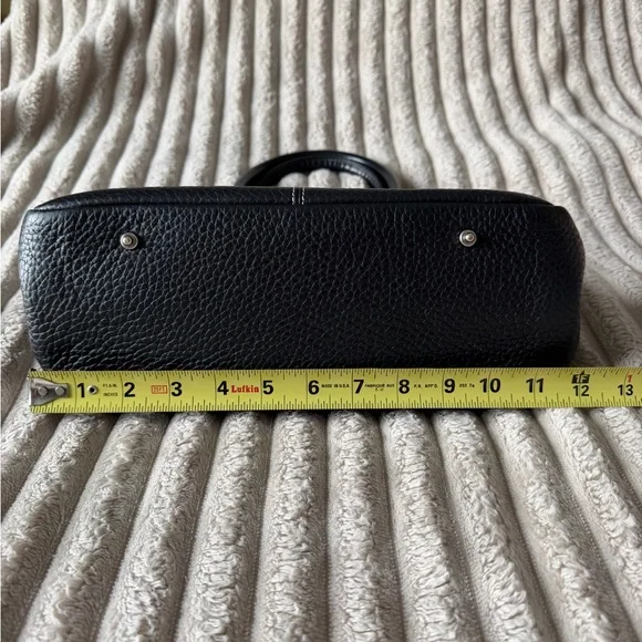 Dooney & Bourne Black Pebbled Grain Leather Satchel - Picture 11 of 13